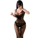 Sexy Butterfly Pattern Fishnet Bodystocking Catsuit