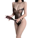 Sexy Strappy Cage Lace Bodysuit
