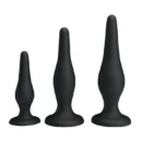 Black Silicone Butt Plug