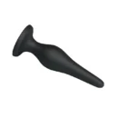 Black Silicone Butt Plug