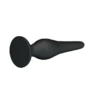 Black Silicone Butt Plug