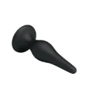 Black Silicone Butt Plug