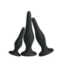 Black Silicone Butt Plug