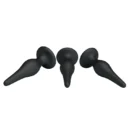 Black Silicone Butt Plug