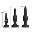 Black Silicone Butt Plug