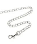 Bondage Collar with Metal Lead for Couples