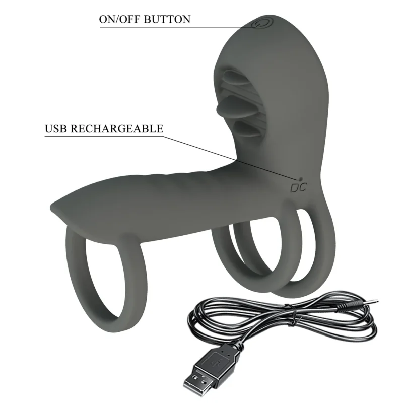 Couples Clitoral Cock Ring - Image 8