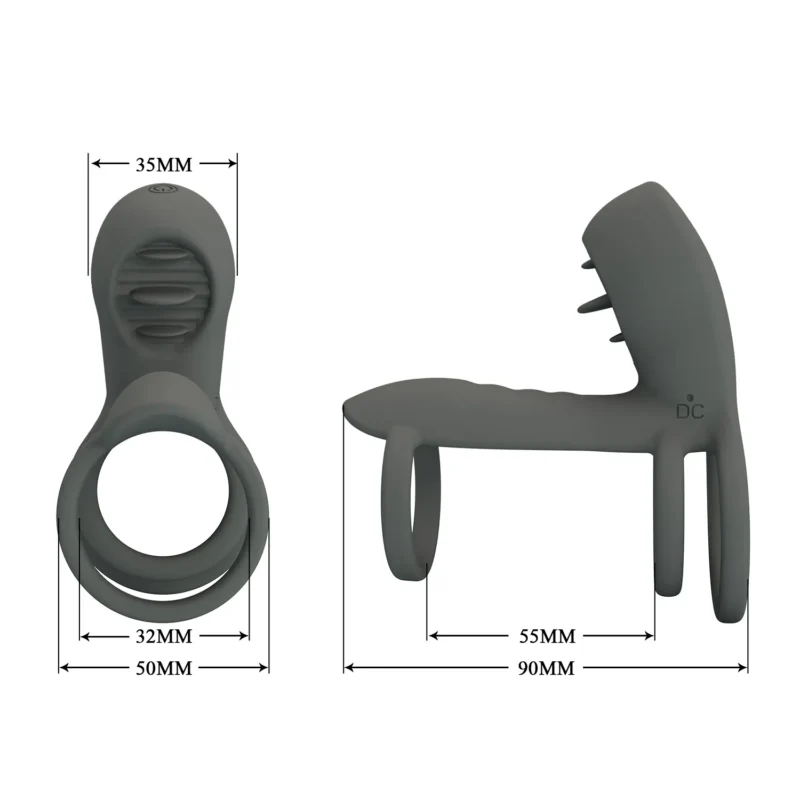 Couples Clitoral Cock Ring - Image 9