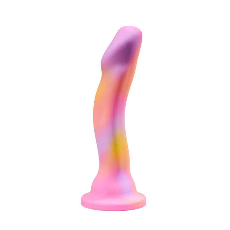 Pastel Marble Silicone Dildo