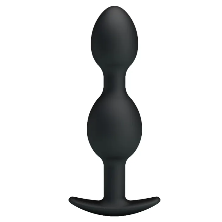 Heavy Balls Silicone Butt Plug