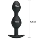 Heavy Balls Silicone Butt Plug
