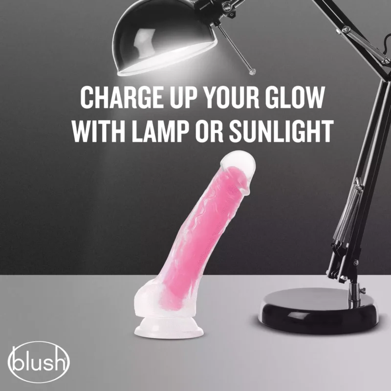 Luminous Pink Dildo - Image 7