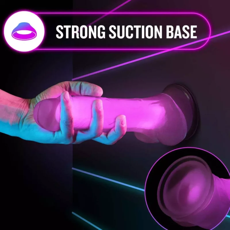 Luminous Pink Dildo - Image 9
