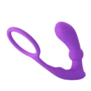 Vibrating Anal Plug With Cock Ring