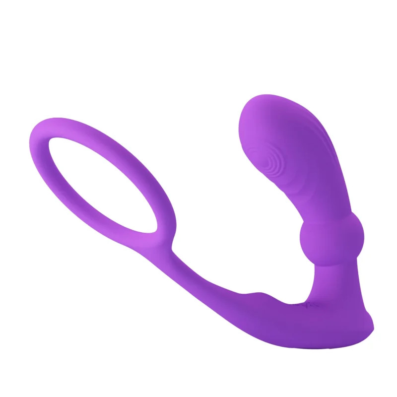 Vibrating Anal Plug With Cock Ring - Image 10