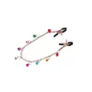 Rainbow Jewel Nipple Clamp Chain