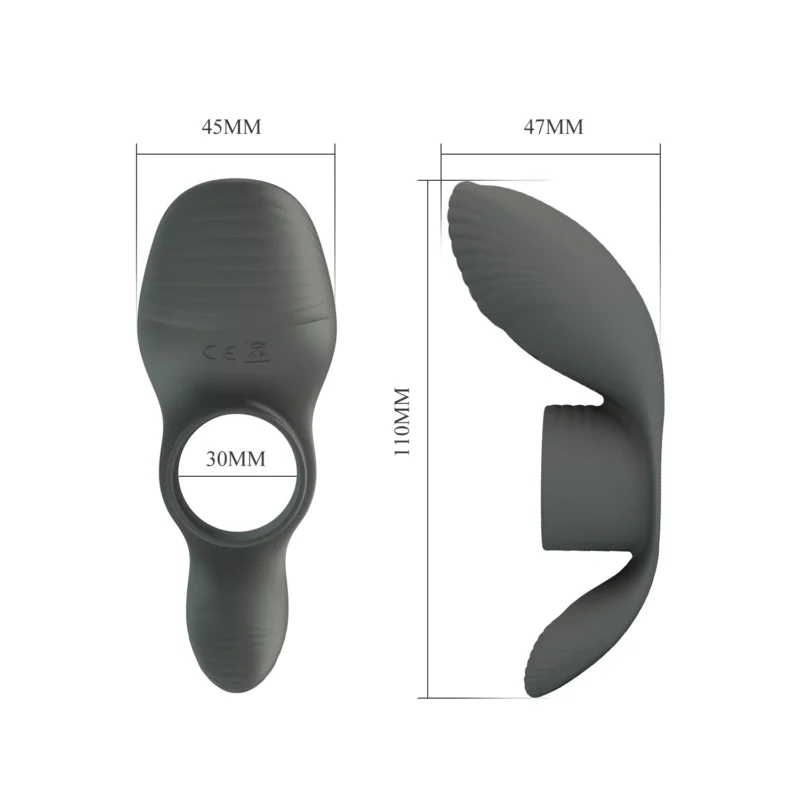 Silicone Vibrating Cock Ring - Image 6