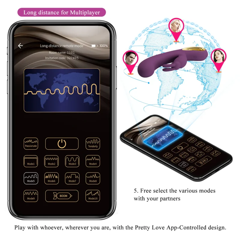 Velvet Luxe Rabbit Vibrator - Image 17