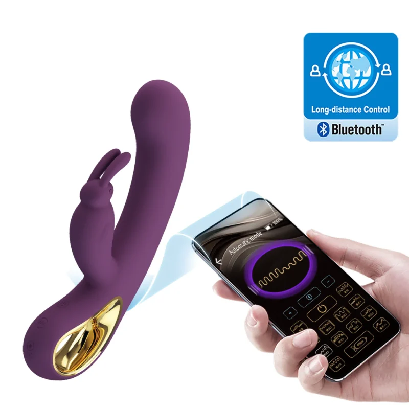 Velvet Luxe Rabbit Vibrator - Image 7
