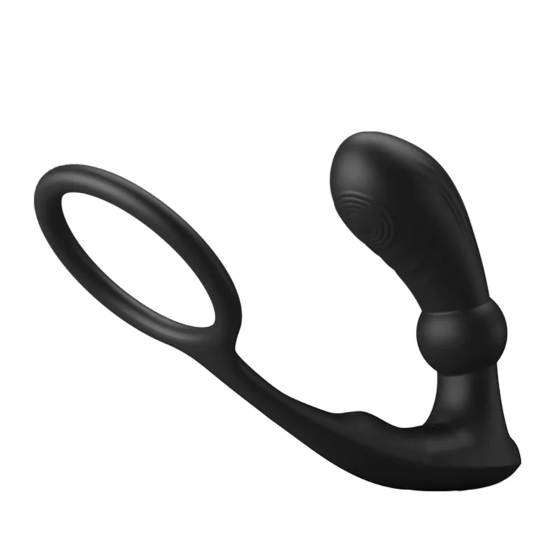 Vibrating Anal Plug With Cock Ring