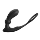 Vibrating Anal Plug With Cock Ring