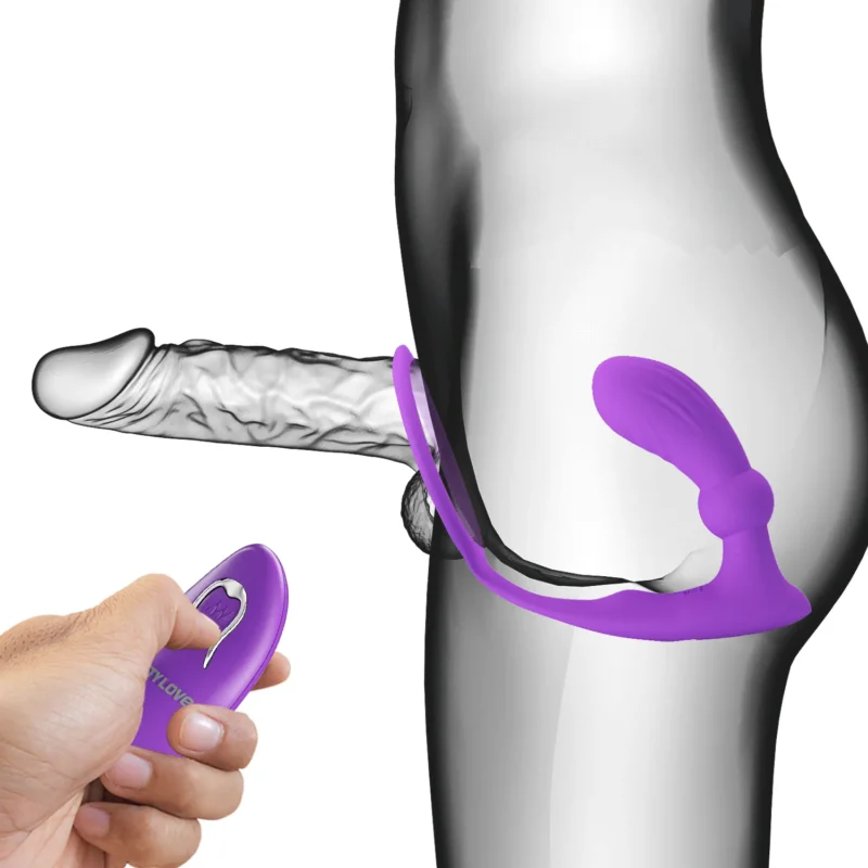 Vibrating Anal Plug With Cock Ring - Image 11