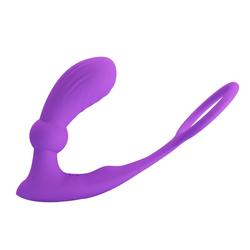 Vibrating Anal Plug With Cock Ring - Image 12